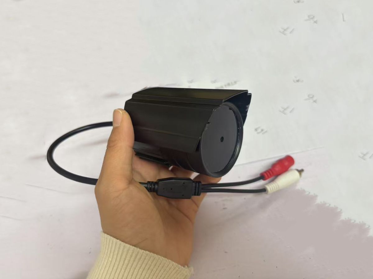 MIC-05B Уличный микрофон с защитой IP67 для систем видеонаблюдения (-25° - +80°) (цвет корпуса чёрны