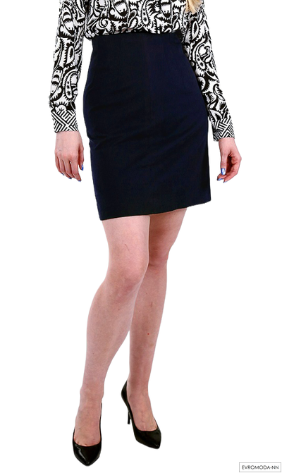 Юбка темно-синяя Роми-790 (р.38)