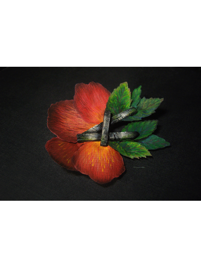 Брошь с лепестками роз "Возвращая Воспоминания", украшение в стиле готики