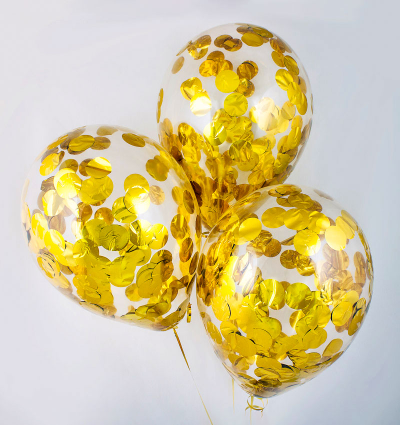 Воздушные шары с конфетти