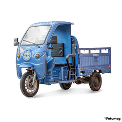 Грузовой электротрицикл Rutrike Гермес Pro 1500 72V2200W синий