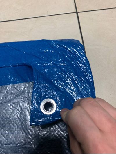 Тент Тарпаулин садовый 8х12 м, 70 г/м2, шаг люверсов 1 м