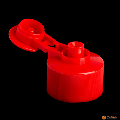 Резьбовой колпачок флип-топ Мега 28/410