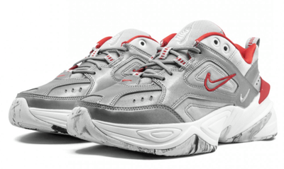 Nike M2K Tekno (серые с красным)