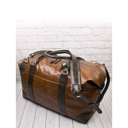 Кожаная дорожная сумка Fidenza Premium cog/brown (арт. 
4036-03)