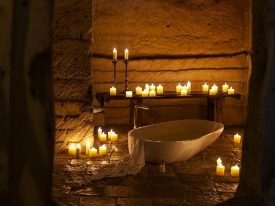 спа в бутик отеле при свечах
