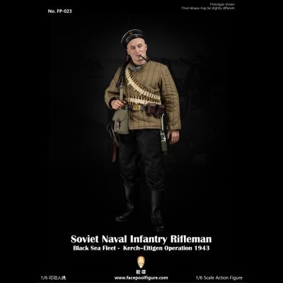ПРЕДЗАКАЗ - Советский морпех Черноморского флота - Коллекционная фигурка 1/6 WWII Soviet Naval Black Sea Fleet Rifleman Special Edition (FP023B) - Facepoolfigure ?ЦЕНА: 25700 РУБ.?
