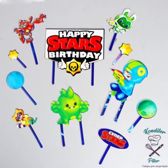 Украшение для торта Happy birthday