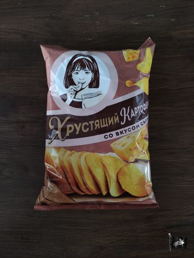 Хрустящий картофель "ДЕВОЧКА" сыр 70 гр.