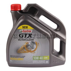 Масло моторное Castrol GTX Ultraclean A3/B4 10W40 полусинтетическое 4 л 15A4E0