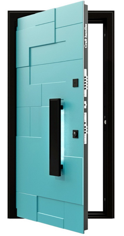 Арт. 125х35 Glass Facet Premium Black, L-700 мм