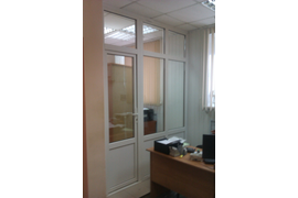 Установка перегородки в офисе, Ижевск, ул. Свободы
