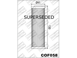 Масляный фильтр Champion COF058 (Аналог: HF158) для KTM (600.38.015.000, 600.38.015.100)