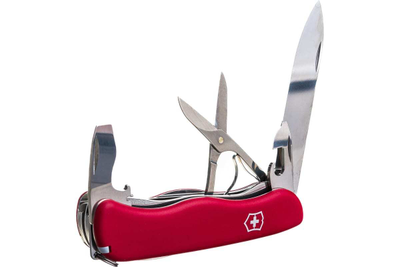 VICTORINOX Outrider 0.8513, 111 мм, 14 функций, красный