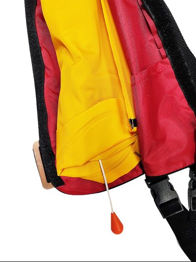 Комплект из 4 автоматических жилетов Мореман Комфорт, красные