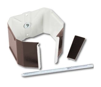 Держатель трубы со шпилькой (на кирпич, камень) 102х76 (Цвета в ассортименте)