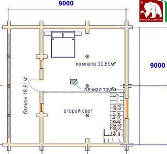 Проект 1-04, 162 кв.м., 9*9