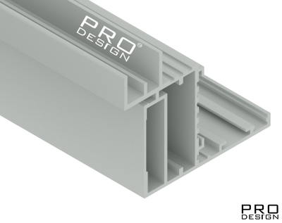 Алюминиевый короб Pro Design TELESCOPIC  (анодированный алюминий)