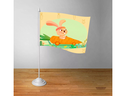 Флажок настольный год Кролика №6