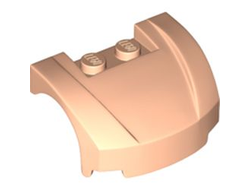 Vehicle, Mudguard 3 x 4 x 1 2/3 Curved Front, Light Nougat (98835 / 6329296)