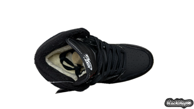 NIKE AIR JORDAN 1 TRAVIS SCOTT BLACK PHANTOM С МЕХОМ (40-45)