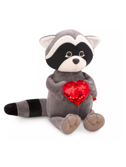 Мягкая игрушка ЕНОТ  с сердцем , 25 см