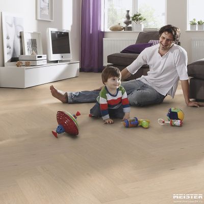 Паркетная доска Meister Дуб Классик Шампань 8930 HS500L