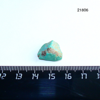 Бирюза натуральная (необработанная) Казахстан арт.21796: 2,6г - 17*17*8мм