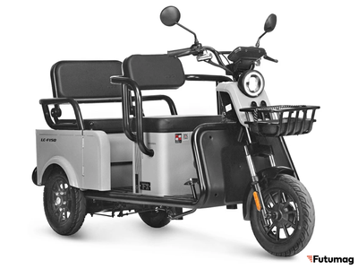 Электротрицикл Wanshida LC-F150 60V 1000Вт серый