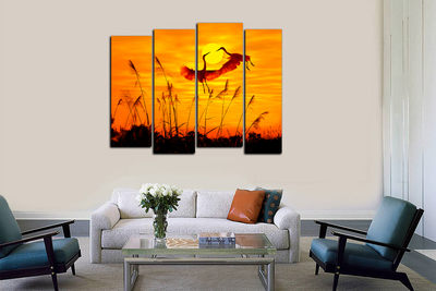 Модульная картина "Аисты"