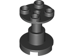 Support 2 x 2 x 2 Stand with Complete Hole, Black (3940b / 394026 / 6106280)