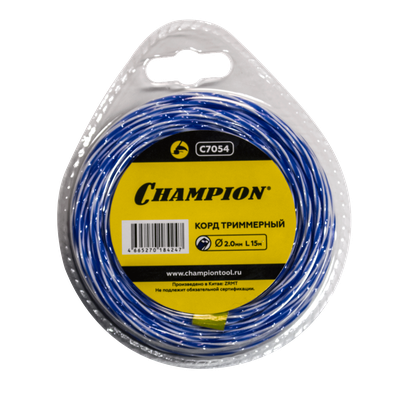 Корд триммерный CHAMPION Sky-cutter 2.4мм* 15м (витой квадрат)