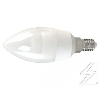 LED-лампа с цоколем Е14 свеча  С37  220V  8W  2700к