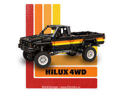 TH13 TOYOTA Hilux Single cab КРАСНАЯ КАБИНА+КУЗОВ - Инструкция по сборке PDF, n/a (TH13)