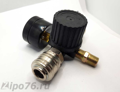 Редуктор для компрессора манометр два быстросъема