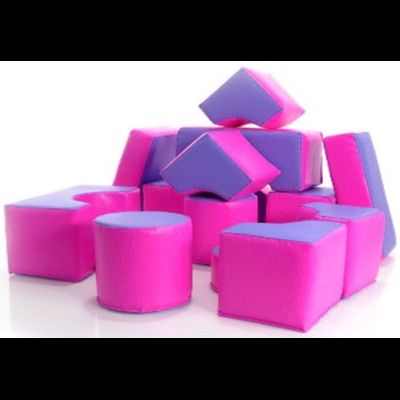 Детский игровой конструктор «Розовый мини − 2» 15 эл.