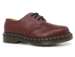 Полуботинки Dr.Martens 1461 с желтой строчкой черные