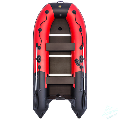 Лодка ПВХ Мастер Лодок Ривьера Компакт 3200СК &quot;Комби&quot; Красный / Чёрный