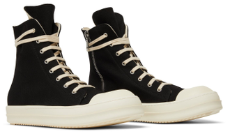 Кроссовки Rick Owens DRKSHDW Strobe Cotton Denim High Black Milk