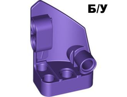 ! Б/У - Technic, Panel Fairing # 1 Small Smooth Short, Side A, Dark Purple (87080 / 6185606) - Б/У