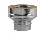 Адаптер стартовый двустенный (диаметр 115/200 мм.) нерж/нерж 0,8/0,5 мм AISI 430