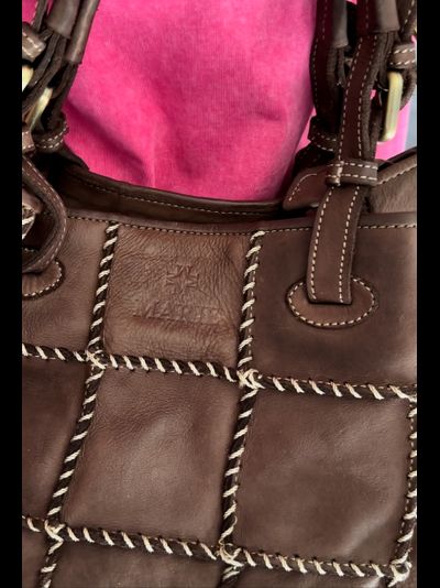 Женская сумка из натуральной винтажной кожи Vera Pelle цвет коричневый 025890