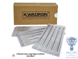 Иглы "Round Liner 30/03 Long Taper" KWADRON, 5 шт