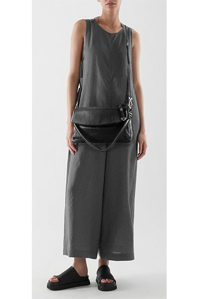 (АРТИКУЛ: 8401/1) СУМКА ЖЕНСКАЯ, НЕБОЛЬШАЯ, НАТУРАЛЬНАЯ КОЖА, ЧЕРНАЯ, ДВА ОТДЕЛЕНИЯ, С ДВУМЯ ПЛЕЧЕВЫМИ РЕМНЯМИ