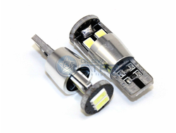 Светодиодная лампа T10-5730R-6SMD CANBUS с обманкой, 1шт