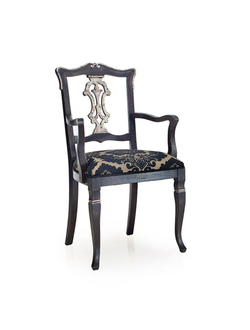 СТУЛ С ПОДЛОКОТНИКАМИ DUCALE ART.0174A (L57*P57*H102) SEVENSEDIE