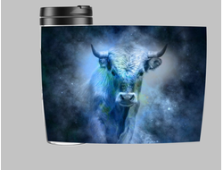 Термокружка с символикой "Быка" №9