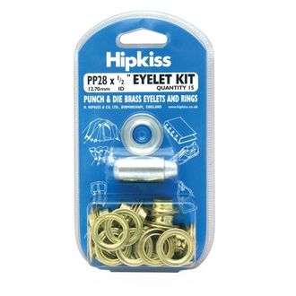 Люверсы из латуни с оснасткой Hipkiss PP-26 11,1 мм, 9519048036