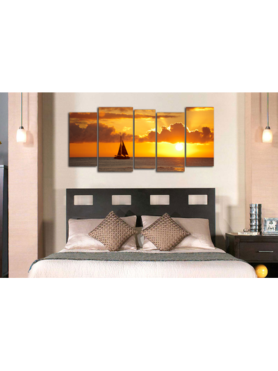 Модульная картина "Парусник"