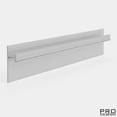 Теневой плинтус скрытого монтажа Pro Design 7209 Белый Муар